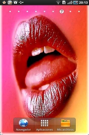 Hot LipsTick 3D Illusion LWP截图4