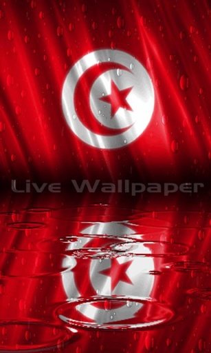 Tunisia Flag Raindrop截图1