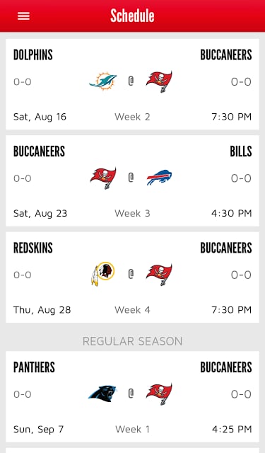 Tampa Bay Buccaneers Mobile截图4