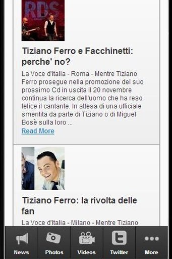 Tiziano Ferro截图1