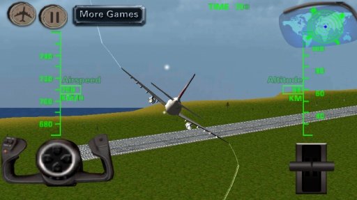 3D Army Plane Flight截图1