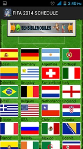 Fifa World Cup 2014 Schedule截图6