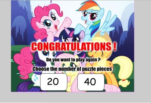 Little Pony Jigsaw Puzzle Game截图6