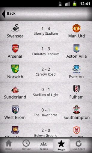 EPL 2013-14 Livescore截图9