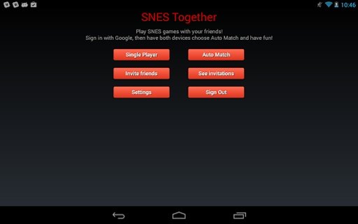 SNES Together (2-P Emulator)截图4