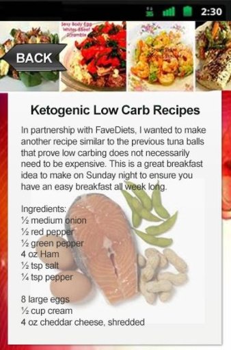 Ketogenic Low Carb Recipes截图4