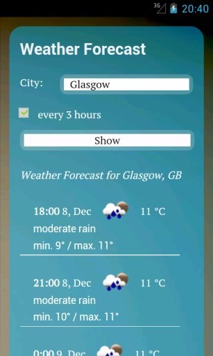 UK Weather - 7 day forecast截图5