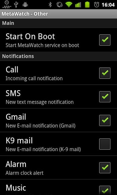 Manager for MetaWatch截图2