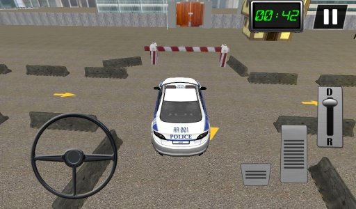 3D City Police Car Parking截图3