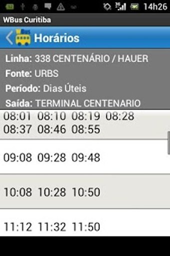 WBus Curitiba Lite截图7