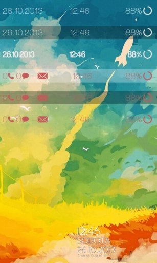 Six Status Bars for Zooper截图2