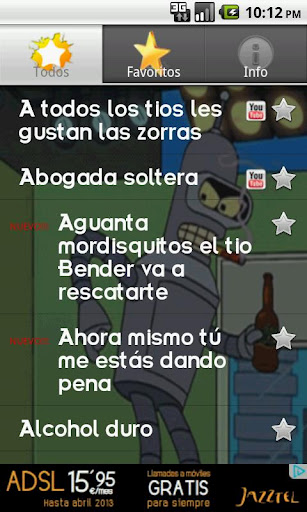 Bender Soundboard (Espa&ntilde;ol)截图1