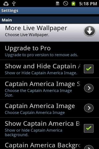 Captain America Free Live Wallpaper截图2