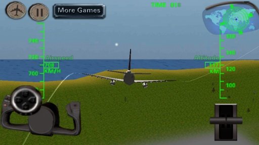 3D Army Plane Flight截图3