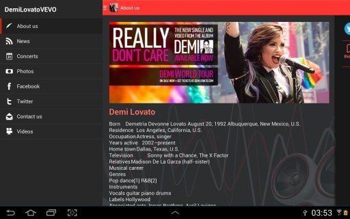Demi Lovato VEVO截图1
