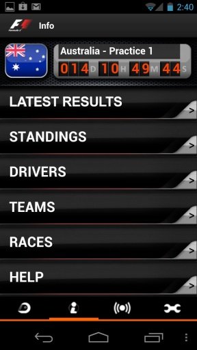 F1 2012 Timing App - Basic截图2