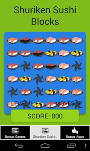 Shuriken Sushi Blocks截图9