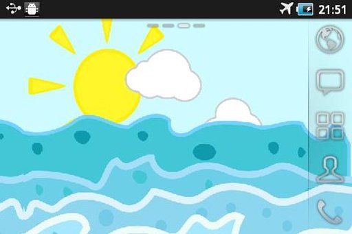 Sea waves Live Wallpaper截图1