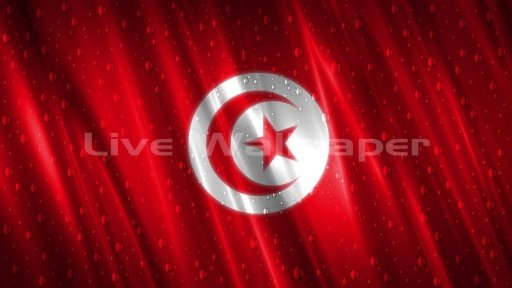Tunisia Flag Raindrop截图4