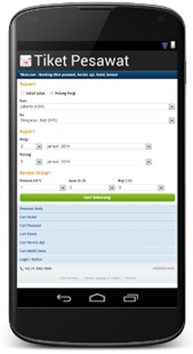 Pesan Tiket Pesawat截图1