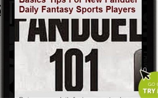 FanDuel Daily Fantasy Football Advisor截图3