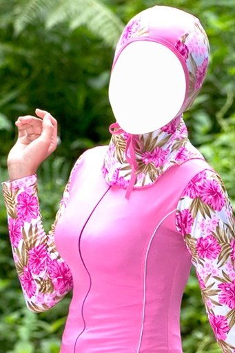 Burka Women Swim Photomontage截图4