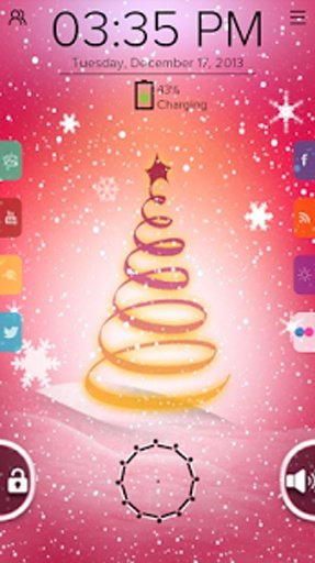 Merry Christmas Theme Locker截图4