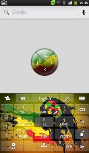 Jamaican Smile Keyboard Theme截图7