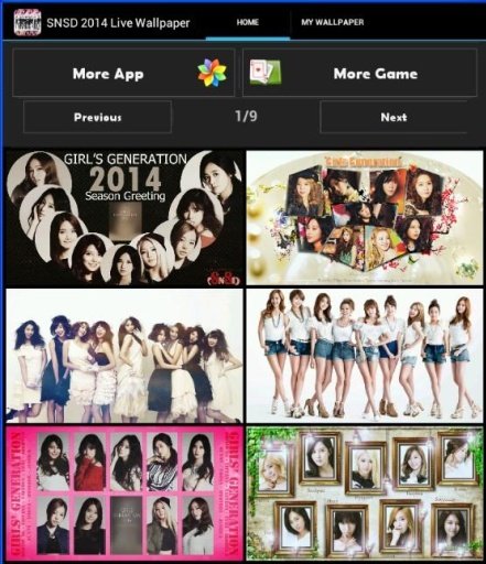 SNSD 2014 Live Wallpaper截图2