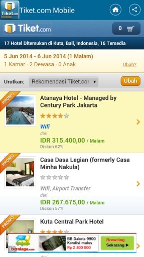 Tiket Pesawat dan Hotel截图2