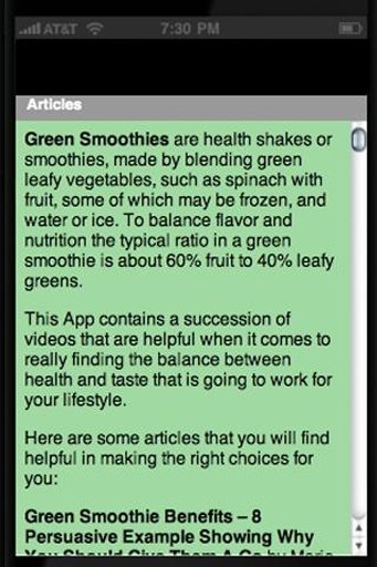 Green Smoothies截图2