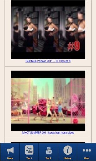 Top Music Videos Free截图8