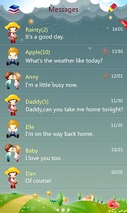 GO SMS Pro Shimmer ThemeEX截图1