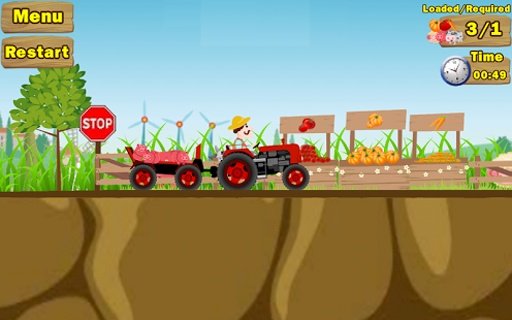 Farm Tractor Autotruck Driver截图1