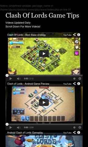 诸神上议院提示 Clash of Lords Tips截图1