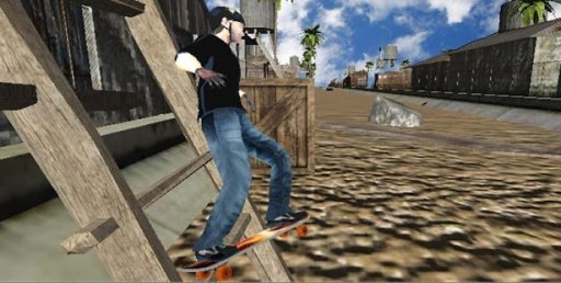 Crazy Street Skateboard Racing截图1