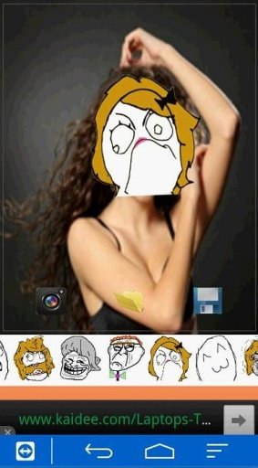 Rage Face Comics Photo Editor截图2