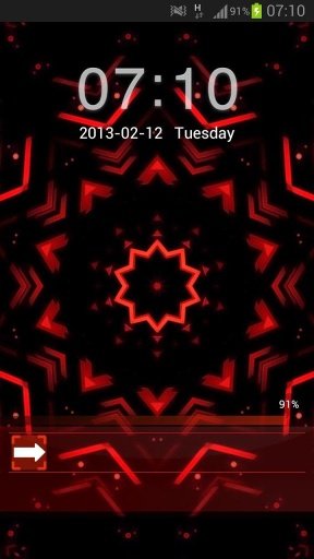 GO Locker Theme Red Black截图1