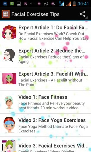 Facial Exercises Tips截图6