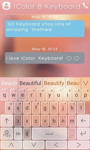 iColor Emoji GO Keyboard Theme截图3
