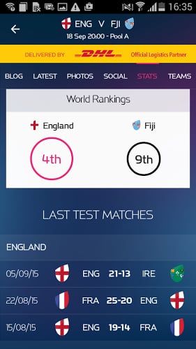 Official Rugby World Cup 2015截图2