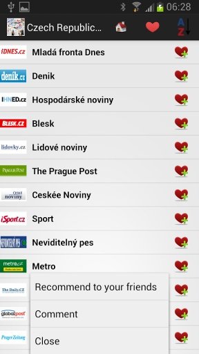 Czech Republic Newspapers截图2