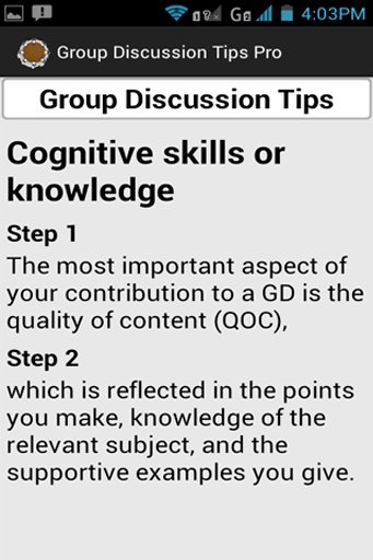 Group Discussion Tips截图4