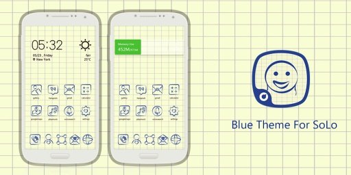 Blue Simple Style截图3