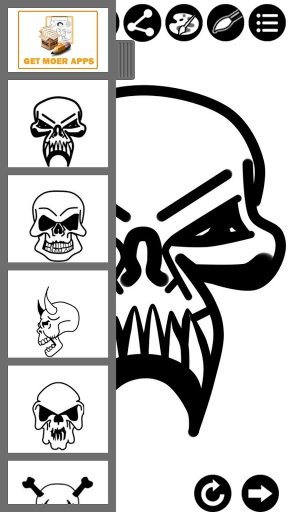 How To Draw Tattoo Skull截图1