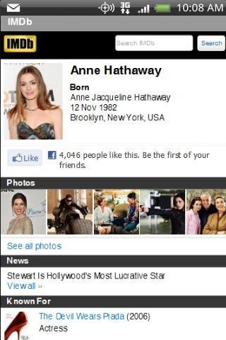 Anne Hathaway App截图2