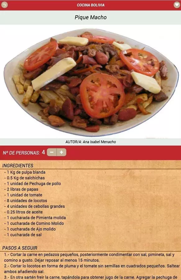 Cocina Bolivia截图4