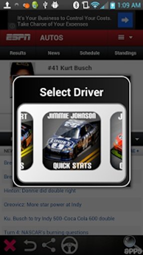 Kurt Busch NASCAR截图4