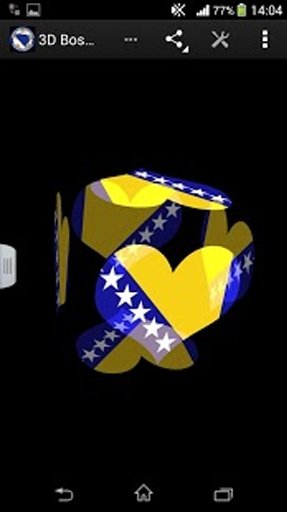 3D Bosnia Football LWP截图3