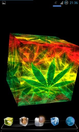 Marijuana Live Wallpaper 3D截图1